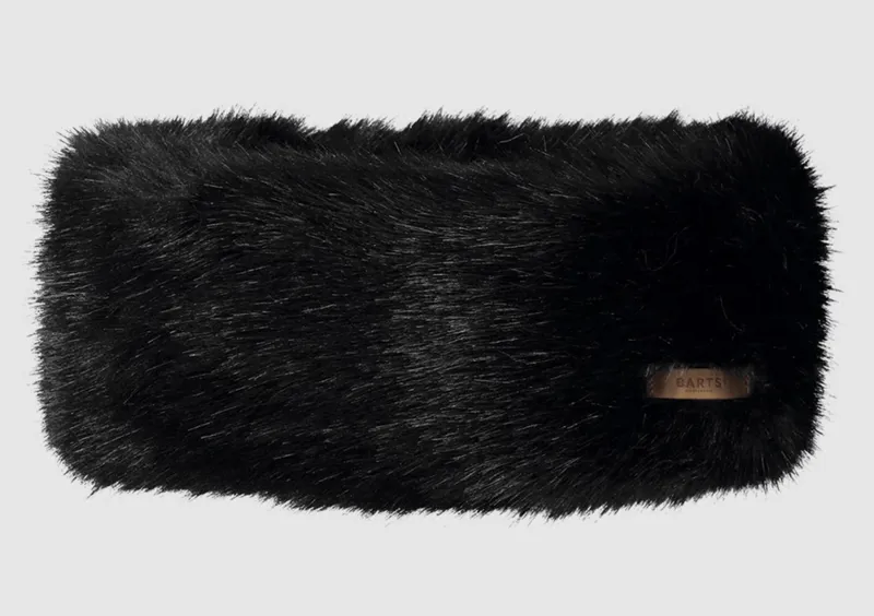 2026 Barts Women's Headband Faux Fur Black